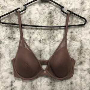 Thirdlove Classic Contour Plunge Bra Comfort Mauve Intimates Women's 32D 1/2